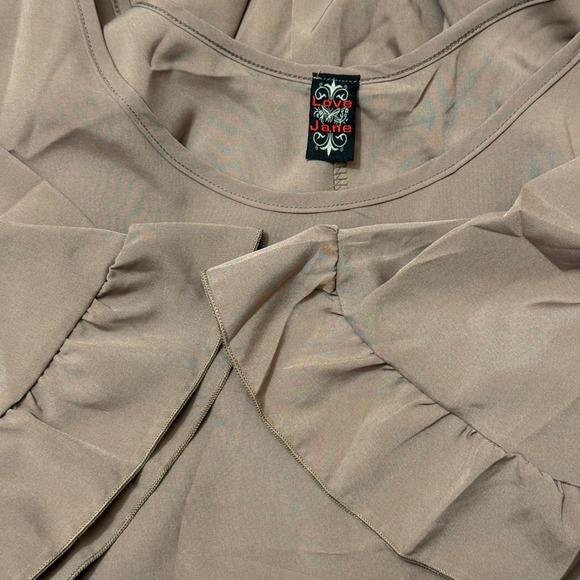 Love Jane Women's 4X Cold Shoulder Ruffle Sleeve Dress Plus Size - Picture 4 of 6